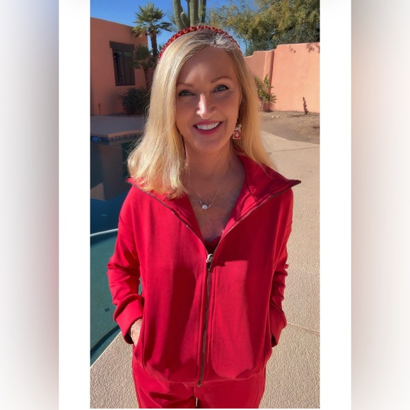 NWT 2PC RED PANT SET-S - Picture 9 of 16